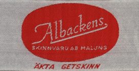 Albackens skinn