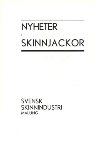 Nyheter Svensk skinnindustri 01