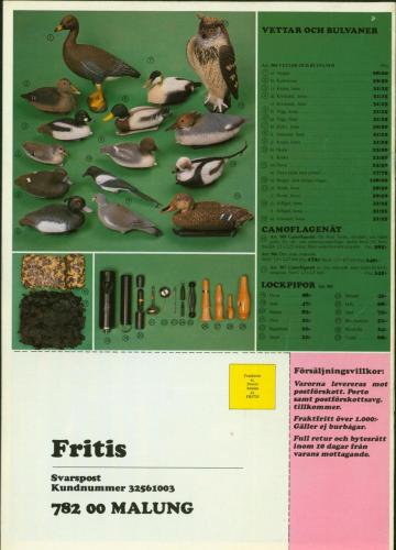 Fritis-katalog 1980-talet