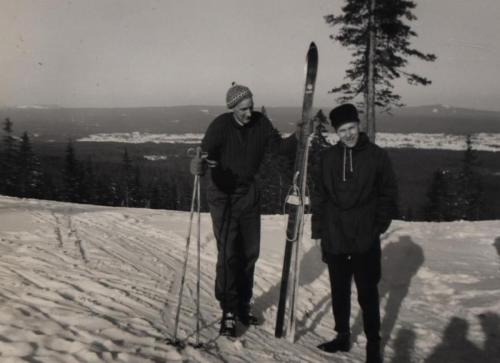 Skidutflykt Byråsen 1960 bild 01