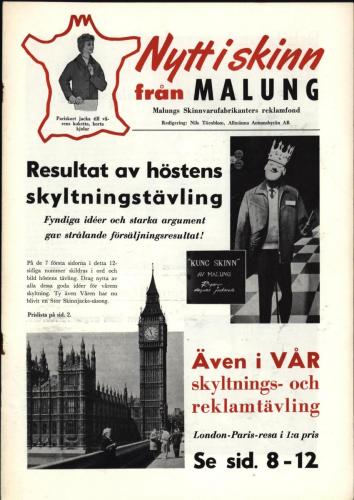 Tidningen Nytt i skinn 1959 blad 01