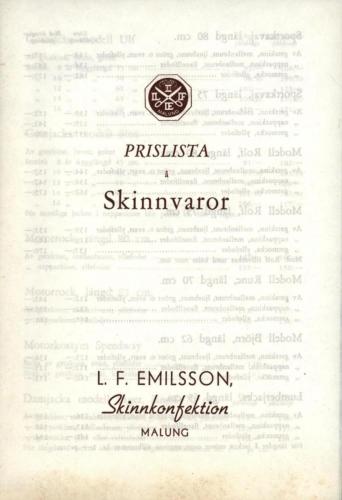 LF Emilsson Prislista 01